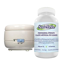 Professional Strength Plastic Artificial Eye Cleaning System With 7 Oz Powder