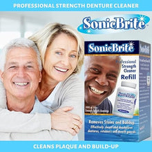 High Intensity Dental Cleaning Powder — Freshen Your Dentures, Retainers, Night Guards and Aligners — Powerful Formula Removes Stains, & Plaque Visit the SonicBrite Store